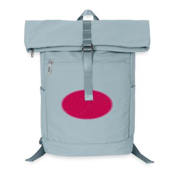 Ovaler Background schmutzig weinrot - Laptop-Rucksack  - Eisblau - Vorne