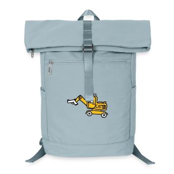 Construction danger - Laptop Backpack - ice blue - Front