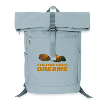 FOLLOW YOUR DREAMS - Laptop-Rucksack  - Eisblau - Vorne