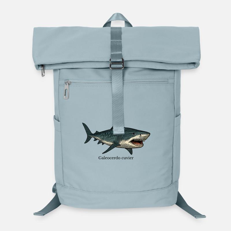 Galeocerdo cuvier tiger shark design Laptop Backpack
