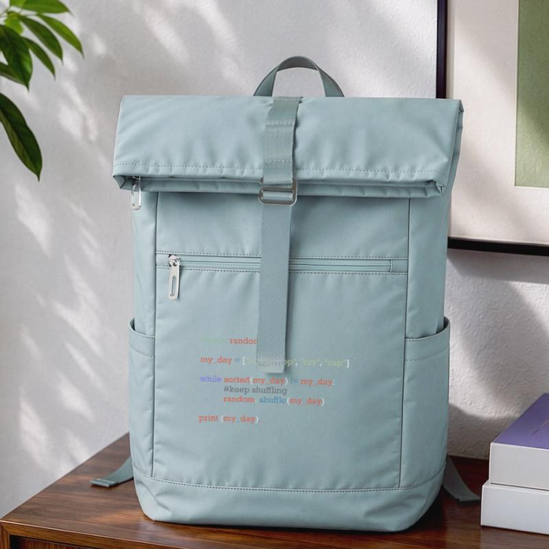 Drôle de code python sur la vie quotidienne, bébé Sac à dos ordinateur