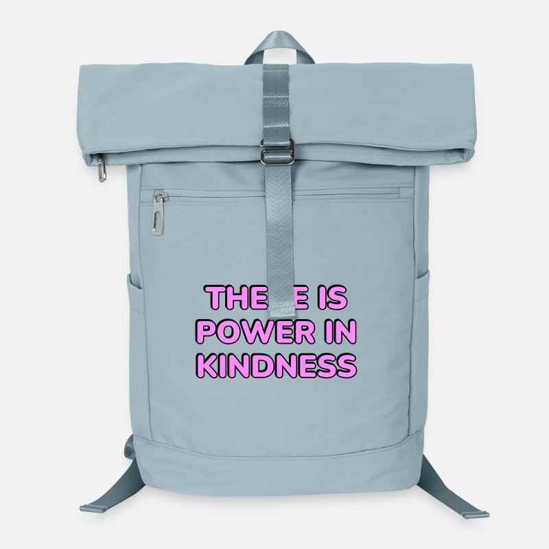 Power in Kindness Neon Typography Laptop Backpack