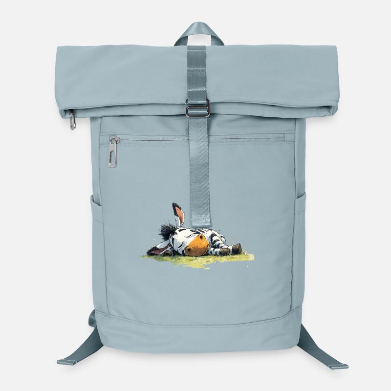 Sleeping Zebra Laptop Backpack