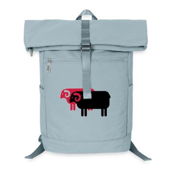 Heidschnucken Lüneburger Heide - Laptop-Rucksack  - Eisblau - Vorne