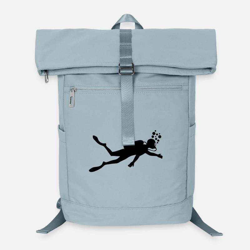 Diver underwater Laptop Backpack