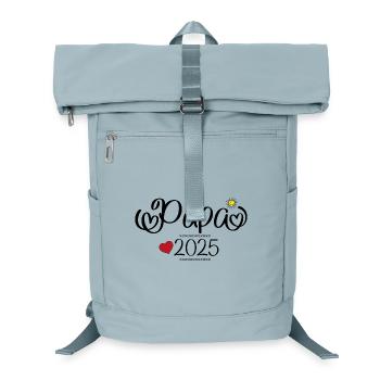 Papa 2025 - Laptop-Rucksack  - Eisblau - Vorne