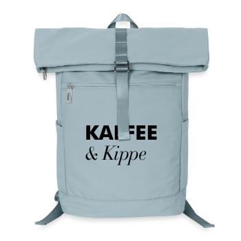 Kaffee Kippe Guten Morgen - Laptop-Rucksack  - Eisblau - Vorne