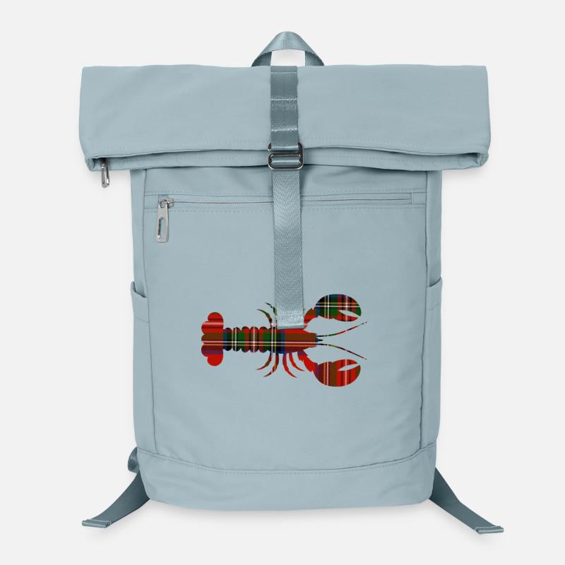 Scottish Tartan Lobster Laptop Backpack