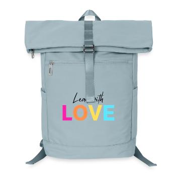 Lead with LOVE - Laptop Backpack - ice blue - Front