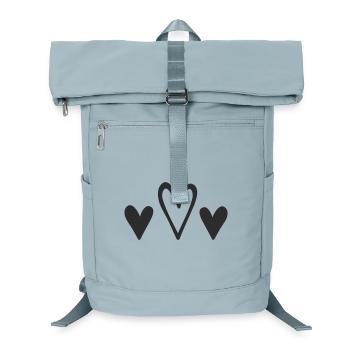 Three Hearts Design - Laptop Backpack - ice blue - Front