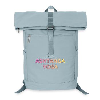 Ashtanga Yoga Gradient Schrift - Laptop-Rucksack  - Eisblau - Vorne