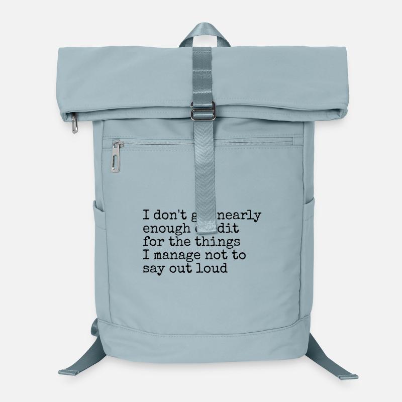 Humor, Sarcasm, Silent Thoughts Laptop Backpack