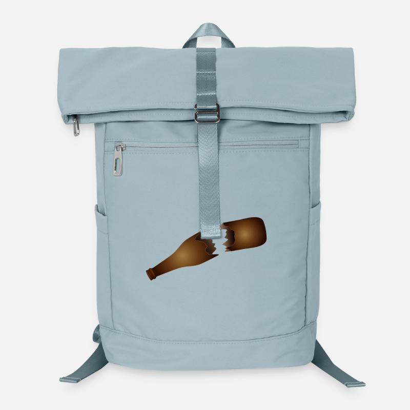 Illustration de bouteille de bière cassée Sac à dos ordinateur