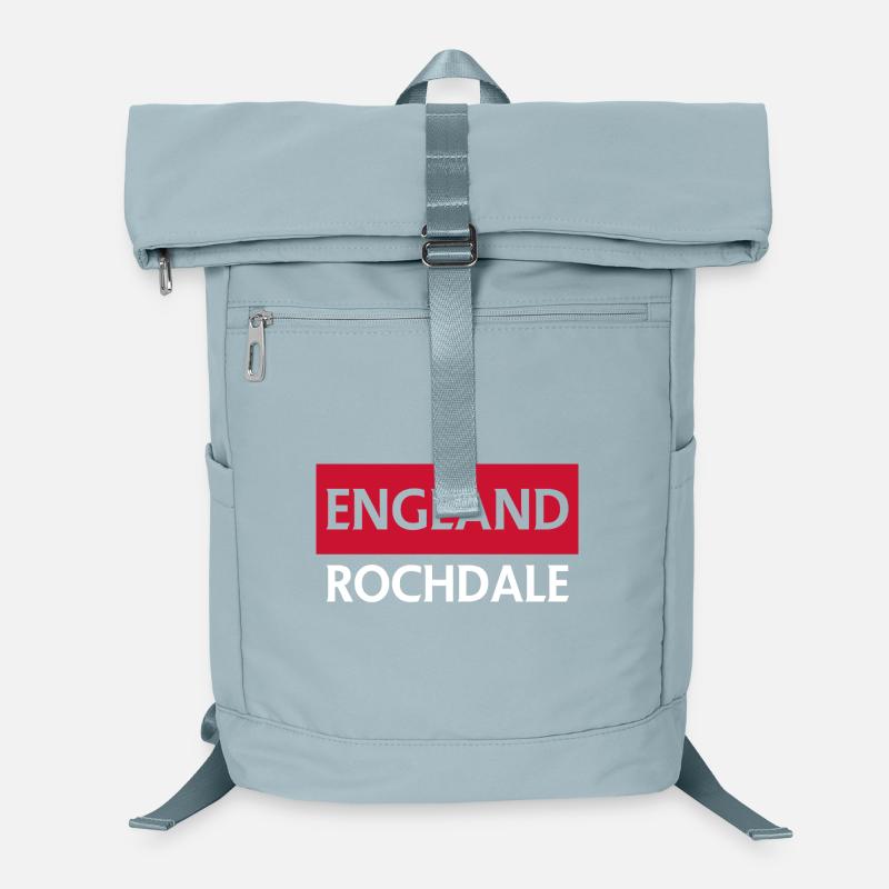 England Rochdale Flag Emblem Laptop Backpack