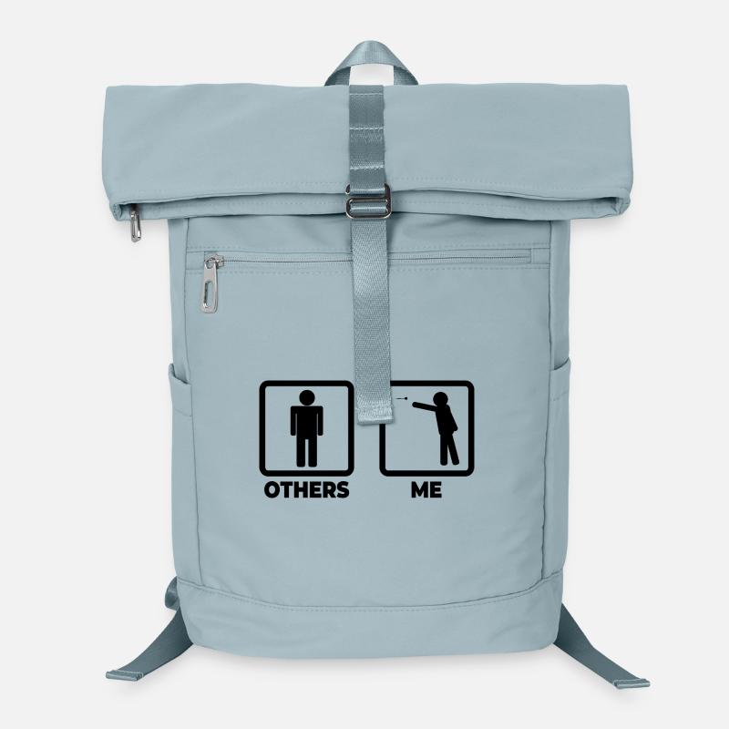 Me as a darts player Laptop Backpack
