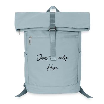 Jesus die einzige Hoffnung - Laptop-Rucksack  - Eisblau - Vorne