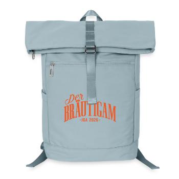 Enterrement de vie de garçon du marié 2026 - Sac à dos ordinateur - bleu glacier - Devant