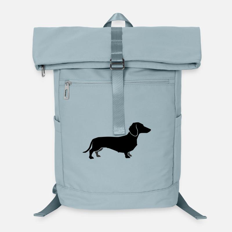 Dackel Hund Silhouette Laptop-Rucksack 