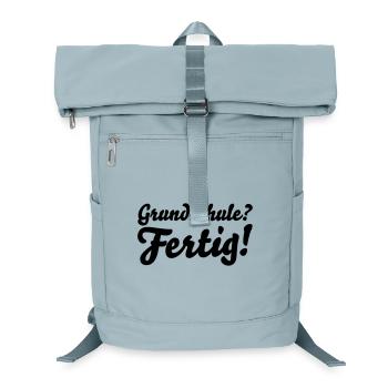 fertig grundschule - Laptop-Rucksack  - Eisblau - Vorne