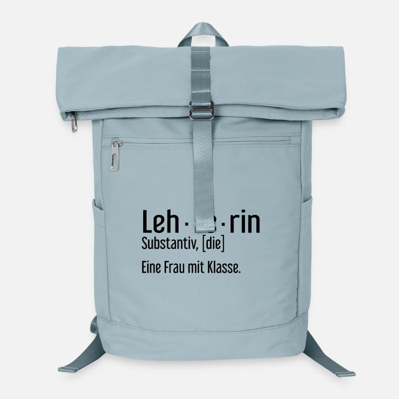 Beste Lehrerin der Welt – eine Frau mit Klasse Laptop-Rucksack 