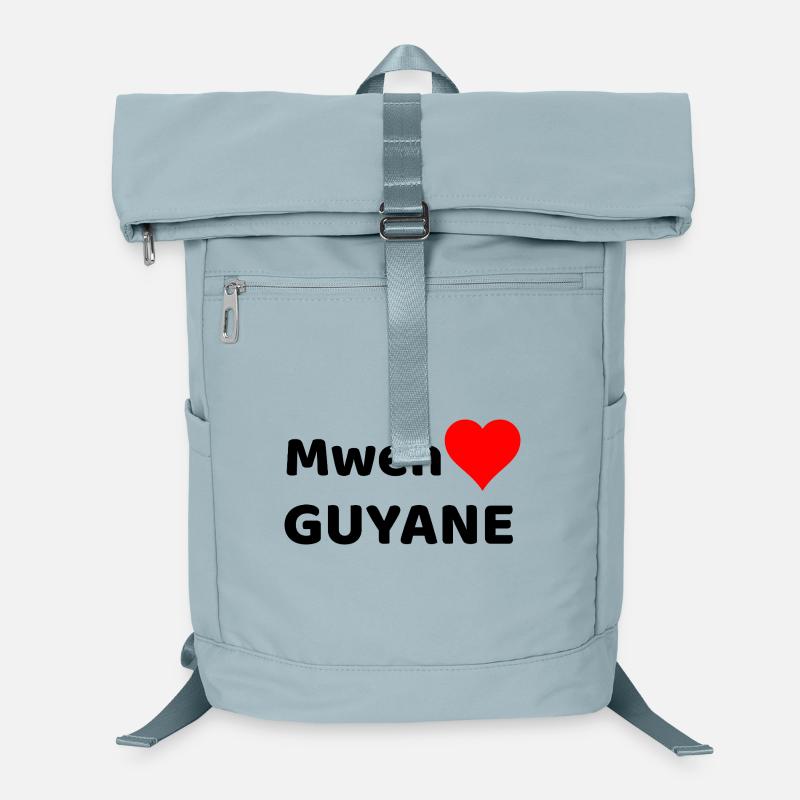 Mwen enmé Guyane - Ich liebe Guyana Laptop-Rucksack 