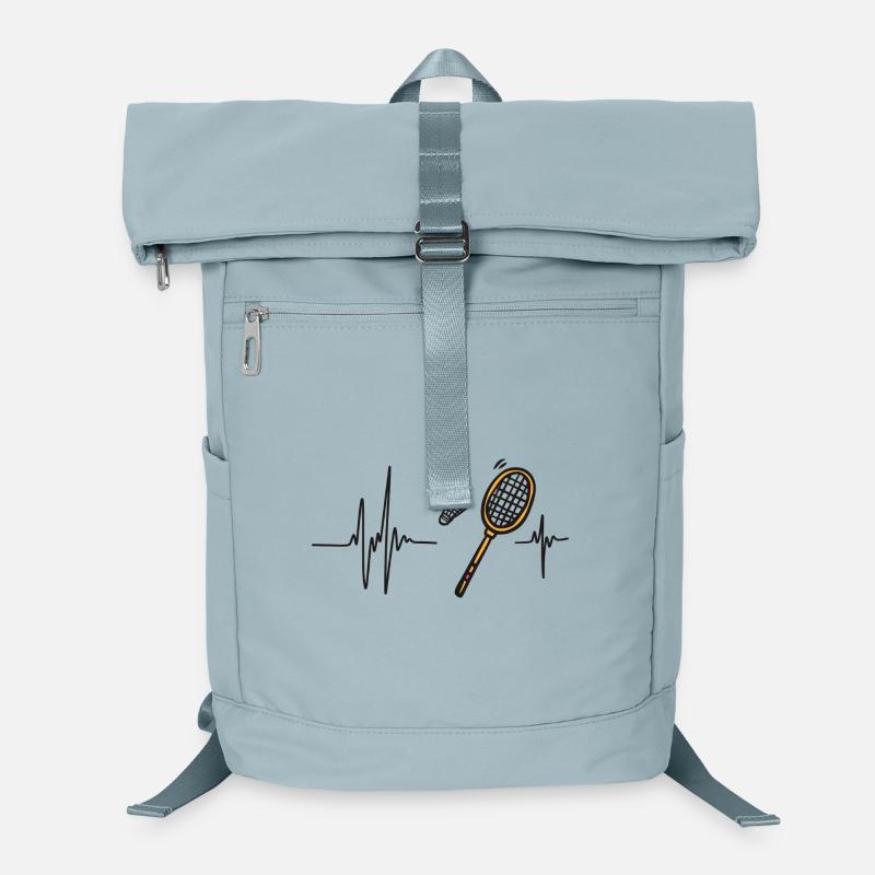 Badminton Heart | Shuttlecock Racquet Fast Pace Laptop Backpack