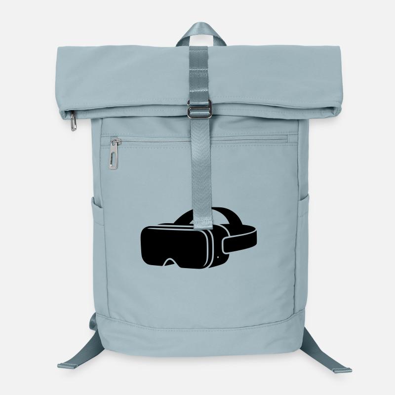 Icône du casque de lunettes VR Sac à dos ordinateur