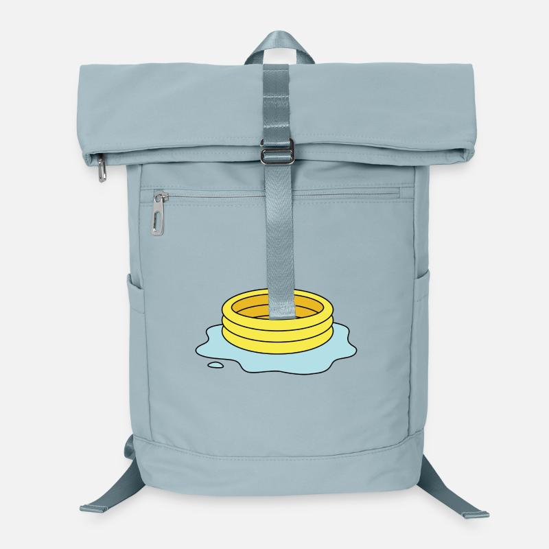 Planschbecken mit Pfütze / Leaky Paddling Pool Laptop-Rucksack 