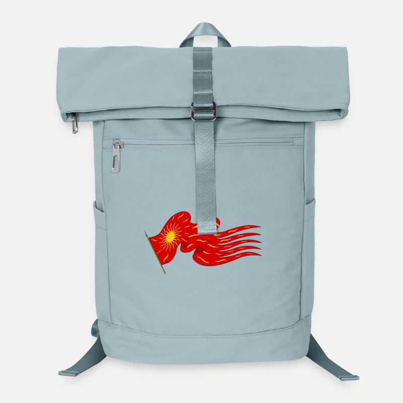 Oriflamme - Sun on Fire Flag Laptop Backpack