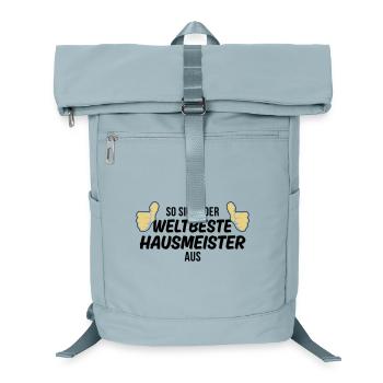 der weltbeste hausmeister - Laptop-Rucksack  - Eisblau - Vorne