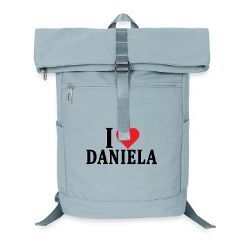 T-Shirt Ich liebe Daniela T-Shirt Geschenkidee - Laptop-Rucksack  - Eisblau - Vorne
