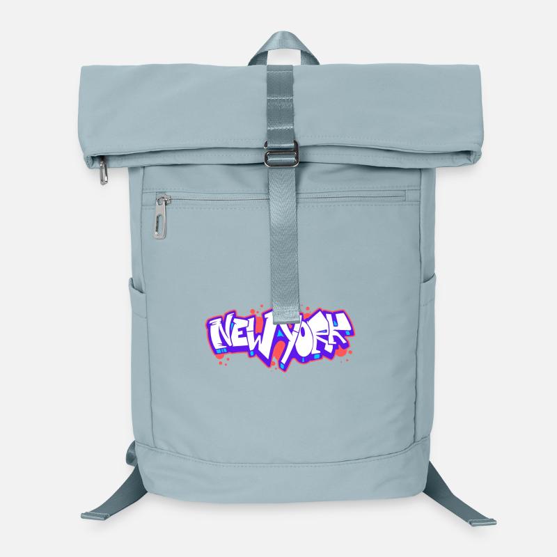 New York Horizontales Graffiti 1 Laptop-Rucksack 
