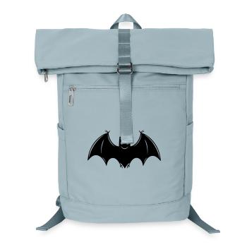Bat - Laptop Backpack - ice blue - Front
