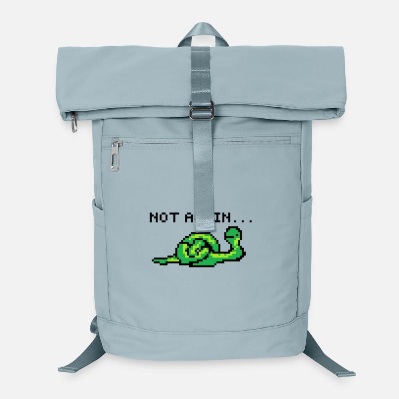 Pixelart Schlange Laptop-Rucksack 