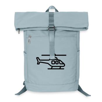 helicopter - Laptop Backpack - ice blue - Front