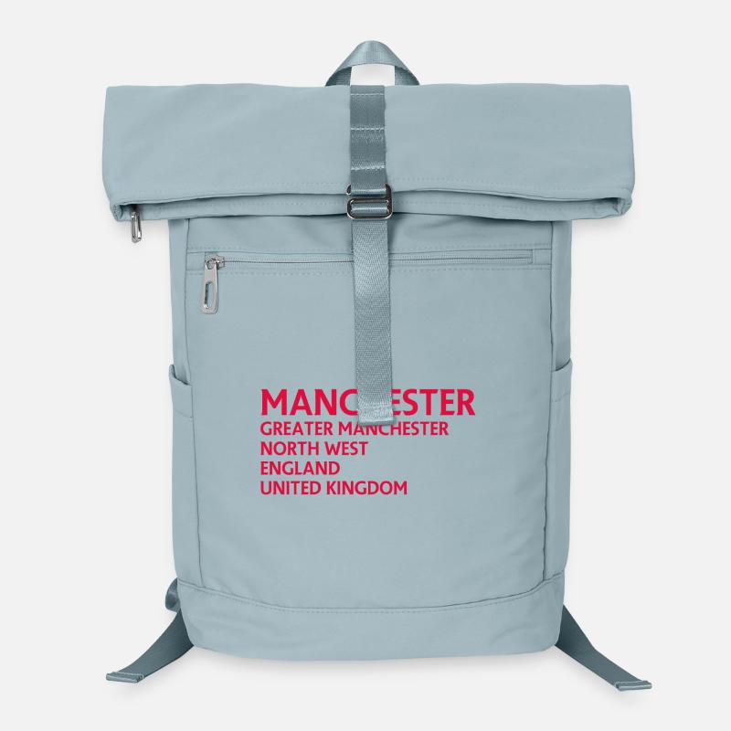 Manchester – England Lyric Design Laptop-Rucksack 