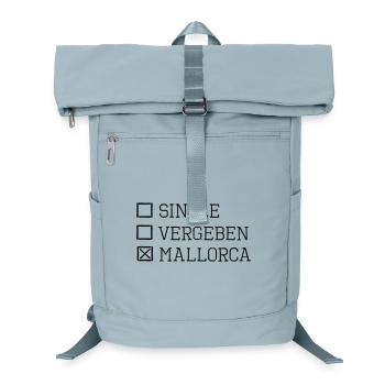 Mallorca Single Party Urlaub lustiger Spruch - Laptop-Rucksack  - Eisblau - Vorne
