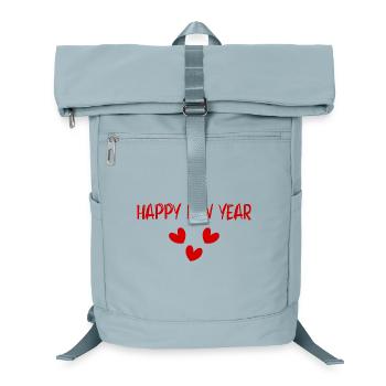 FROHES NEUES JAHR!. HEILIGER SILVESTER. NEUJAHR. - Laptop-Rucksack  - Eisblau - Vorne