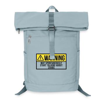 Crab - Laptop Backpack - ice blue - Front