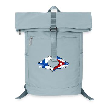 Finland Cuba Flag Hands Heart - Laptop Backpack - ice blue - Front