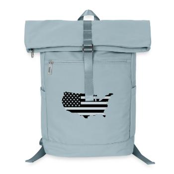 Carte des États-Unis - Sac à dos ordinateur - bleu glacier - Devant