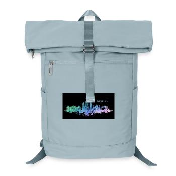 Berlin Skyline - Laptop-Rucksack  - Eisblau - Vorne