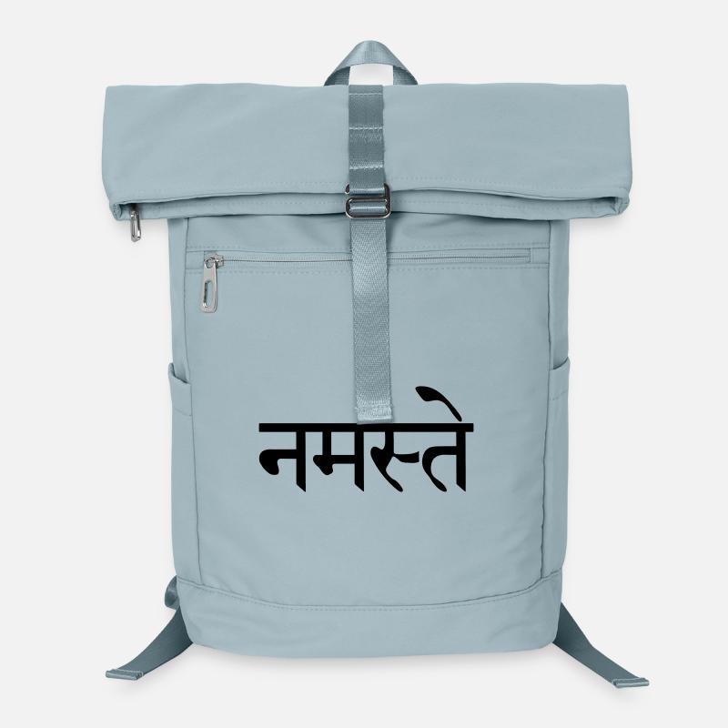 Namaste Sanskrit written Laptop Backpack
