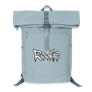Graffiti-Stil Anfänger-Textdesign - Laptop-Rucksack  - Eisblau - Vorne