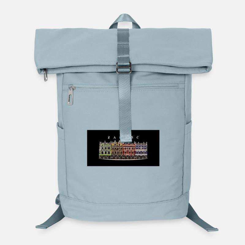 Zamosc, Poland World Heritage Site Drawing Laptop Backpack
