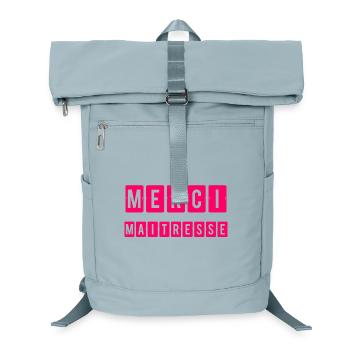 VIELEN DANK. GELIEBTE. MEISTER. DANKE HERRIN - Laptop-Rucksack  - Eisblau - Vorne