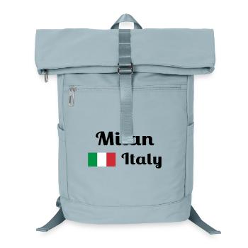 Mailand, Italien - Stilvolle Drucke - Laptop-Rucksack  - Eisblau - Vorne