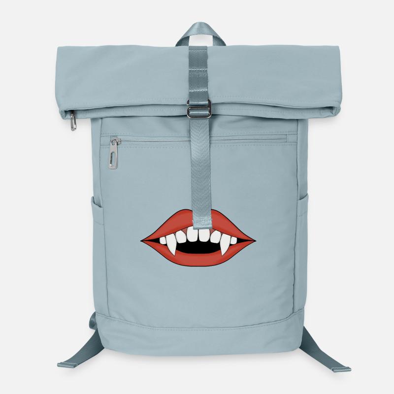 Vampire Fanged Lip Art Sac à dos ordinateur