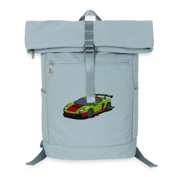 Neon Lime Sportwagen Burst - Laptop-Rucksack  - Eisblau - Vorne
