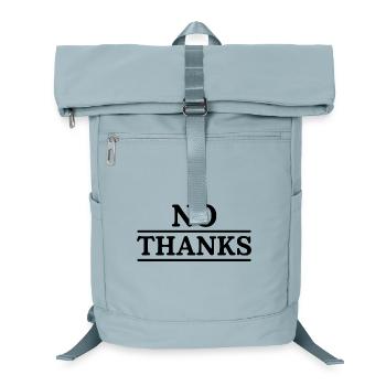 No Thanks - Laptop-Rucksack  - Eisblau - Vorne
